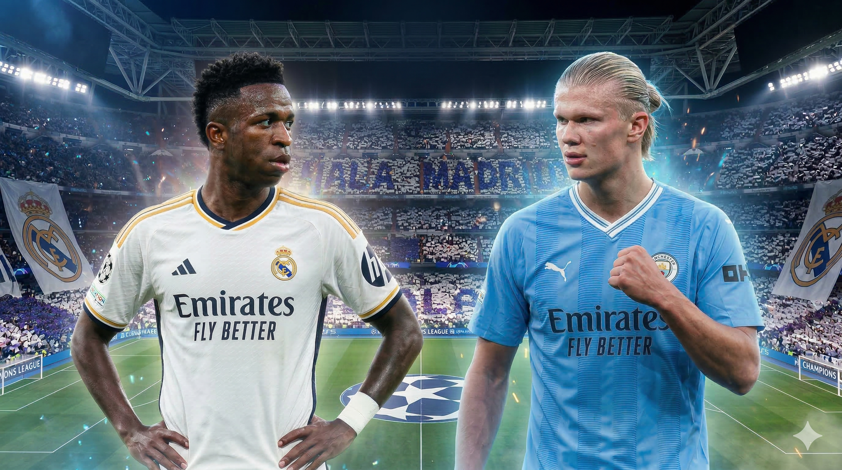 Real Madrid vs Manchester City.